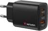 Laadija Verbatim Essentials GaN 65W, must, 32352