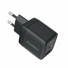 Seinalaadija Choetech PD6052, 35W, USB-A, USB-C, ekraaniga, must