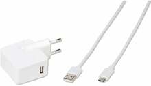 Laadija Vivanco USB-C 3A, 1,2 m, valge (60020)