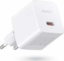 Mini laadija Aukey PA-Y20S, 1xUSB-C, 20W, valge