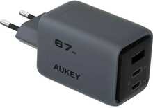 Seinalaadija Aukey PA-C3, 3xUSB, 67W