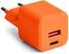 Laadija Colorum CLS30-AC, USB-A + USB-C PD 30W, oranž