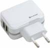 Laadija Platinet PLCU2W, 2xUSB, 3.4A, valge