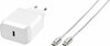Laadija Vivanco 62400 USB-C - USB-C 45W, 1m