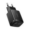 Laadija Baseus CCXJ010201, 2xUSB, 10.5W, must