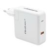 Telefoni laadija Qoltec GaN FAST 108W, USB C, valge
