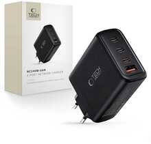 Seinalaadija Tech-Protect NC140W-GAN, 4 porti, PD 140W, QC3.0, must