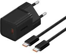 Võrgulaadija Baseus P10110902113-01 USB-C GaN5 mini 30W, must