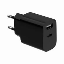 Laadija Gembird TA-UC-2AC12-01-BK, 2-port universal USB, 2.4 A, must