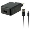Seinalaadija KsIX S1902383, USB Micro, 2A, must