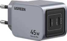 Laadija Ugreen Nexode Pro X707, 45W, 2x USB-C, hall
