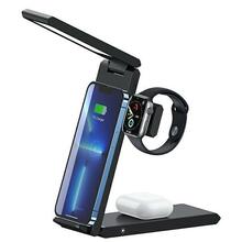 Induktsioonlaadija Usams US-CD181, 3in1, 15W, must
