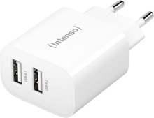 Toiteadapter Intenso 2XUSB-A/7802412, 24 W, valge