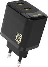 Seinalaadija Dudao A28PEU PD 45W GaN, 2xUSB, must