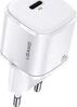 Laadija Usams T36 mini, 20 W, USB-C, valge