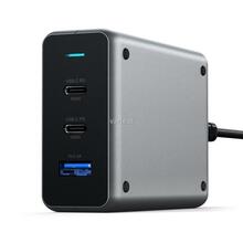 Laadija Satechi 100W USB-C PD, 2x Type-C, 1x Type-A, hall
