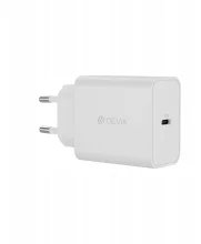 Seinalaadija Devia Rocket PD 45 W, 1x USB-C, valge