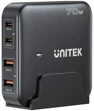 Laualaadija Unitek GaN 70W, 2xUSB-A, 2xUSB-C