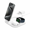 Juhtmevaba laadija Belkin BOOST Charge 3-in-1, Qi2, 15W, valge