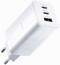 Laadija Allity ATC-01-65W, 2x USB-C, 1x USB-A, valge