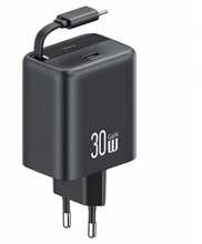 Laadija juhtmega Usams CC241, 30W, USB-C, must