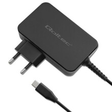 Laadija Qoltec 52388 GaN Power Pro, 1xUSB-C, 100W, 5-20V, 3-5A, must