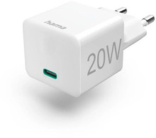 Laadija Hama 00125128 Fast Charger USB-C, 20 W, valge