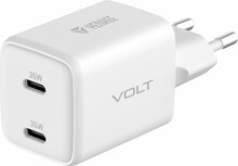 Seinalaadija Yenkee, 2x18W, USB-C, Power Delivery 3.0, QC3.0, valge