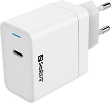 Laadija Sandberg 441-48 USB-C AC Charger PD65W EU, valge, 65 W