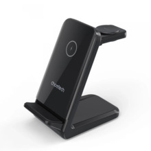 Induktsioonlaadimisjaam Choetech T608, 15W, must