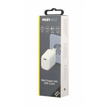 Reisilaadija Musthavz 20W, USB-C, valge