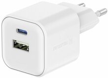 Reisilaadija Swissten 12W, USB-C / USB-A