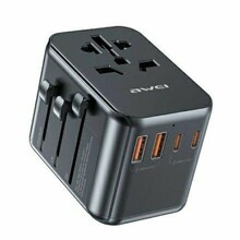 Võrgulaadija Awei C-39, 35W, 4in1, must