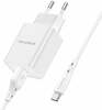 Laadija Borofone BN2, 2xUSB, 10.5W, valge