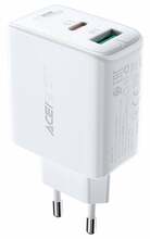 Seinalaadija Acefast A5, 32 W, USB-C, valge