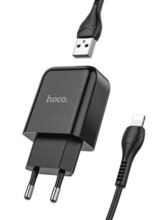 Telefoni laadija Hoco N2, USB A - Lightning, 10 W, 100 cm, must