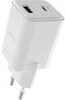 Seinalaadija Allity ATC-01-30WAC, 30W, USB-C, USB-A, valge