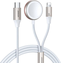 Kiirlaadimismagnetiline laadija Joyroom S-IW012 30W, 1,5 m, valge