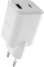 Seinalaadija Allity ATC-01-30WAC, 30W, USB-C, USB-A, valge