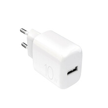 Seinalaadija Puro PROLITE 10W, USB-A, valge