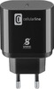 Laadija Cellularline USB-C Super Fast Charger 25W, must