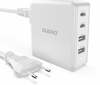 Seinalaadija Dudao A100, 100W, 2xUSB-C, 2xUSB, valge