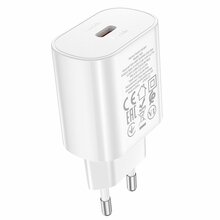 Laadija Hoco N22, PD25W, USB-C, valge