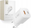 Seinalaadija Tech-Protect NCM33W, 2 porti, PD33W/QC3.0, valge