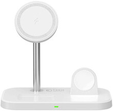Juhtmevaba laadija Tech-Protect A22 3-in-1 MagSafe, 15 W, valge