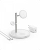 Juhtmevaba laadija Anker MagGo 3-in-1, 15 W, valge, USB Type C