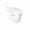 Laadija Choetech PD6008, 2xUSB-C, 100W, valge