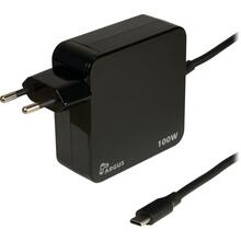 Laadija Inter-Tech PD-2100, USB-C, 100 W, must