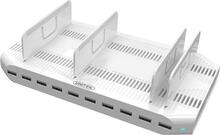 Laadimisjaam Unitek Y-2172, 10x USB-A 2,4A, 96W, valge