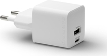 Seinalaadija Dbramante1928 Re-charge Pro, GaN, USB-C 30W + USB-A 18W, valge